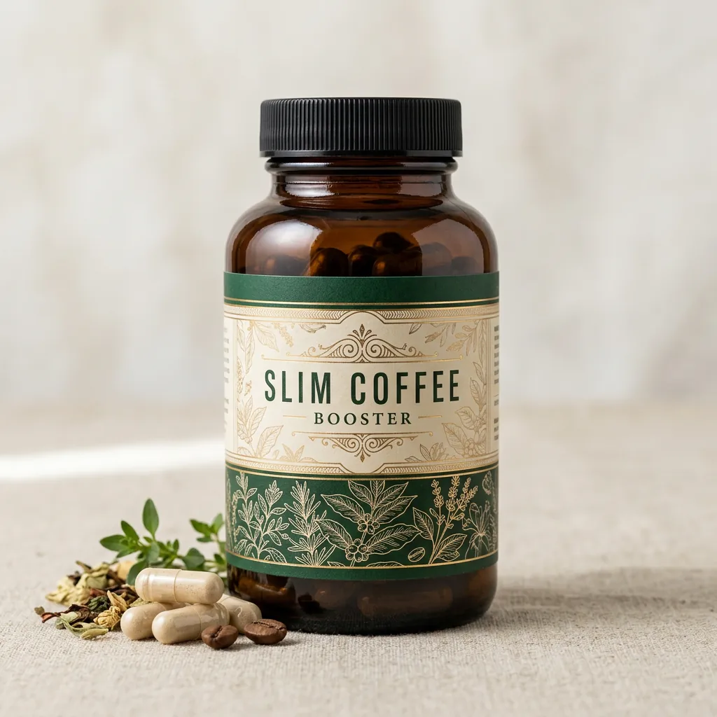 Slim Coffee Booster botanical metabolism support supplement box by Norwell Nutrition